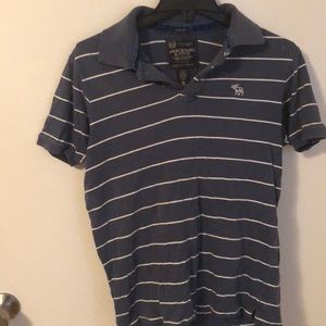 A & F striped t shirt
